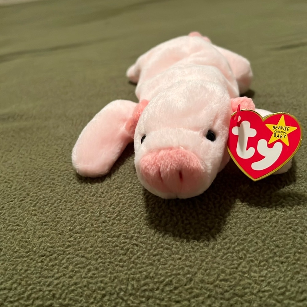 Vintage 1993 beanie baby Squealer
